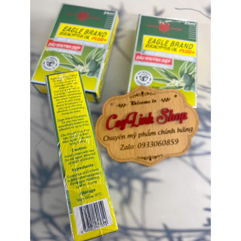 Dầu Khuynh Diệp Con Ó Eagle Brand Chống Muỗi 8 Tiếng Cho Em Bé - 25ml