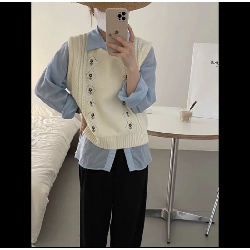 Áo Gille nữ hoa xinh xắn phong cách vintage siêu dễ thương