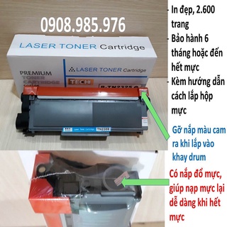 Mực in Brother TN 2385, hộp mực máy in Brother HL 2321d, 2300, 2320, 2700, 2701, 2703, 2740 in đậm, đẹp, 2.600 trang