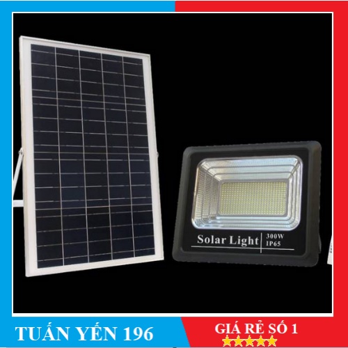 Đèn pha năng lượng mặt trời 300W