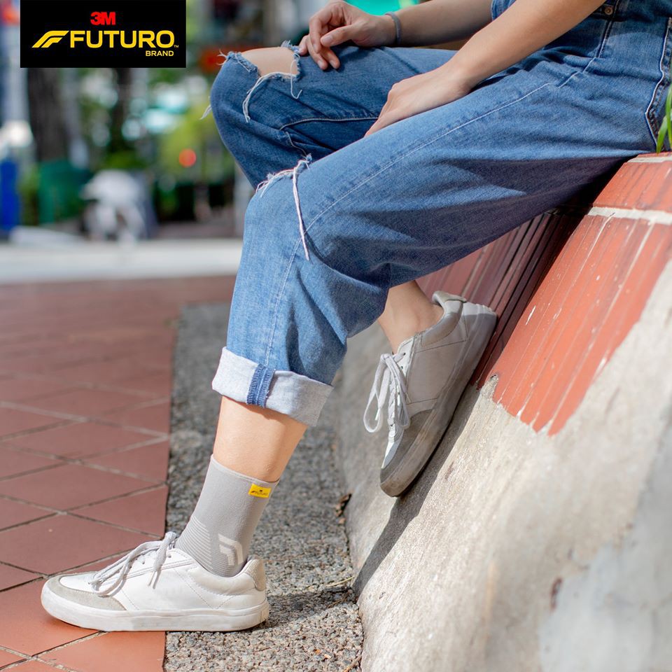Bó gót chân 3M Futuro màu xám