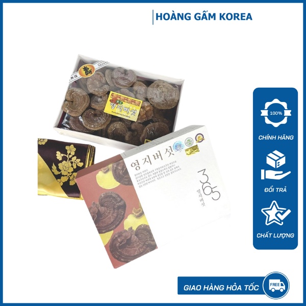 Nấm Linh Chi Núi Mặt Đỏ 365 Hàn Quốc 1kg, Giúp Thanh Nhiệt Thải Độc Cơ Thể, Ngừa Ung Thư - hoanggamkorea