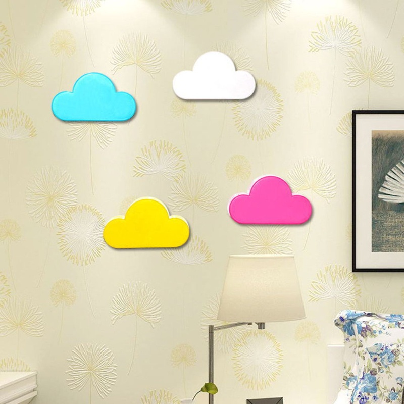 Giá Đỡ Chìa Khóa Gắn Tường Hình Đám Mây Có Nam Châm Tiện Lợi