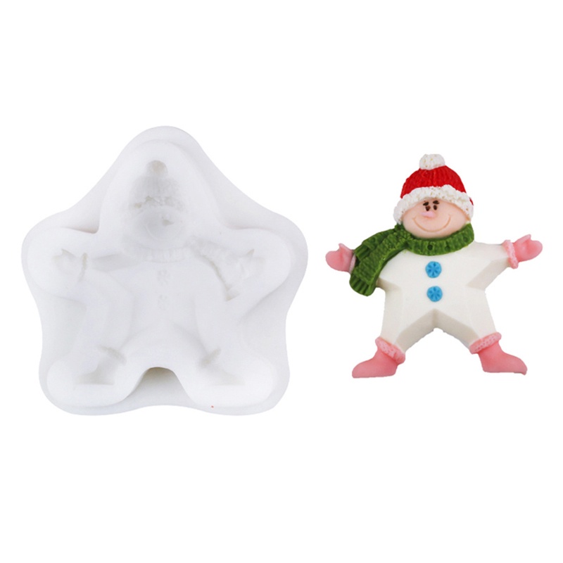 Khuôn Silicone Làm Bánh &amp; Socola Hình Ông Già Noel