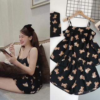 Set bộ lụa gấu
