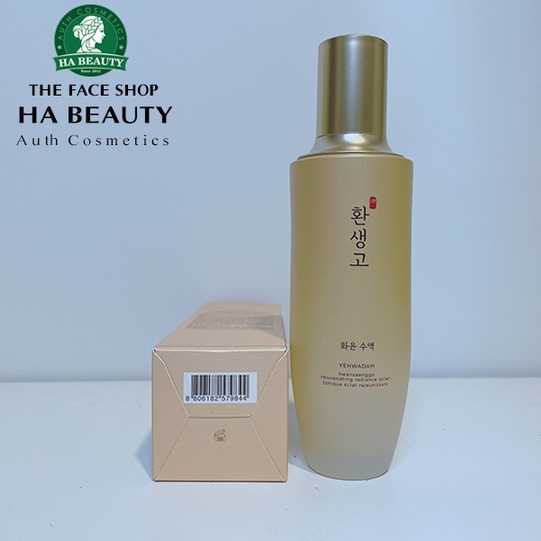 Nước hoa hồng trắng da dưỡng ẩm se khít lỗ chân lông The Face Shop Yehwadam Hwansaenggo Rejuvenating Radiance Toner 160m