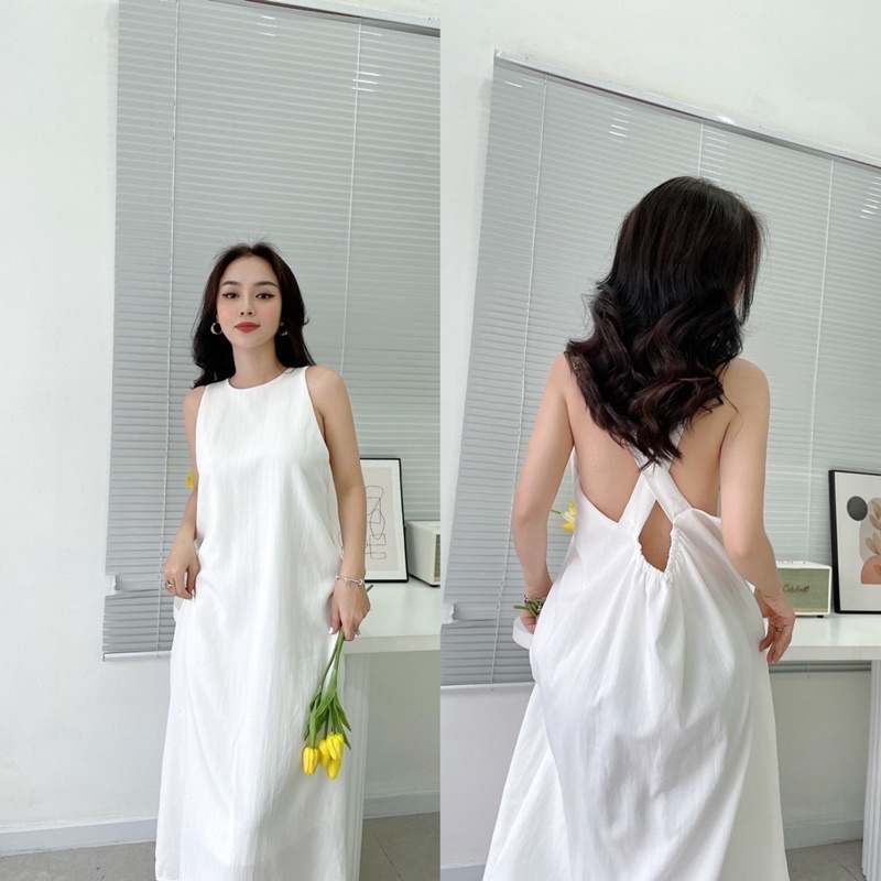 ĐẦM MAXI CHÉO LƯNG