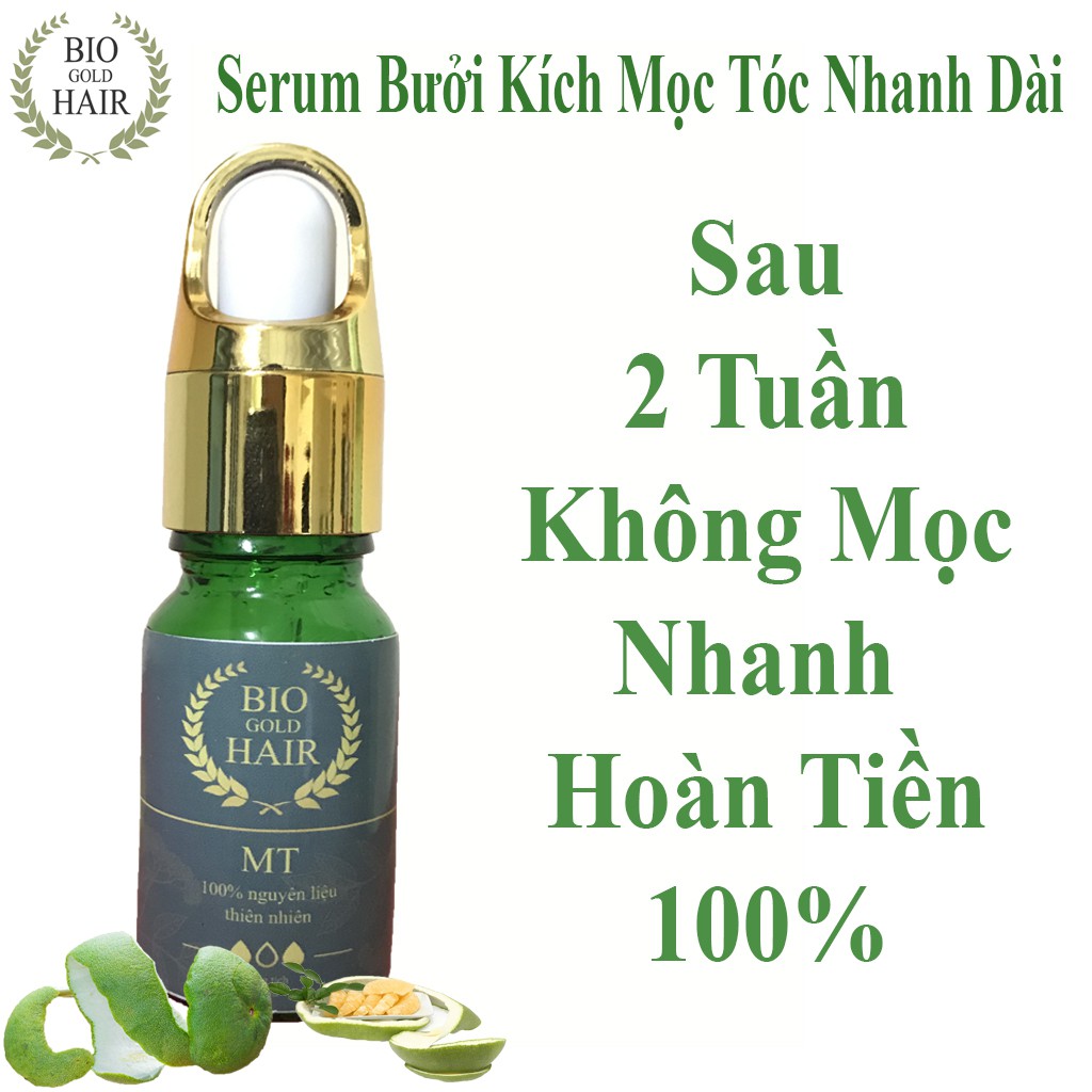 Serum Bưởi Kích Mọc Tóc Nhanh Bio Gold Hair, Không Mọc Hoàn Tiền 100%