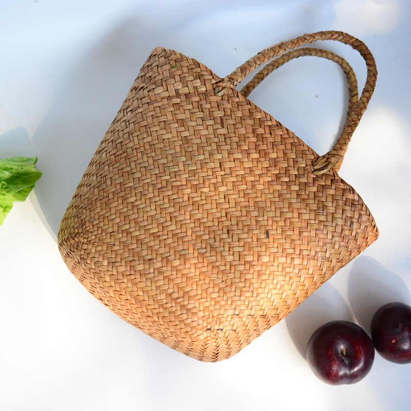 Túi xách đan rơm tự nhiên thiết kế độc đáo thời trang cho nữ