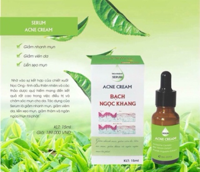 Serum trắng da Bạch Ngọc Khang