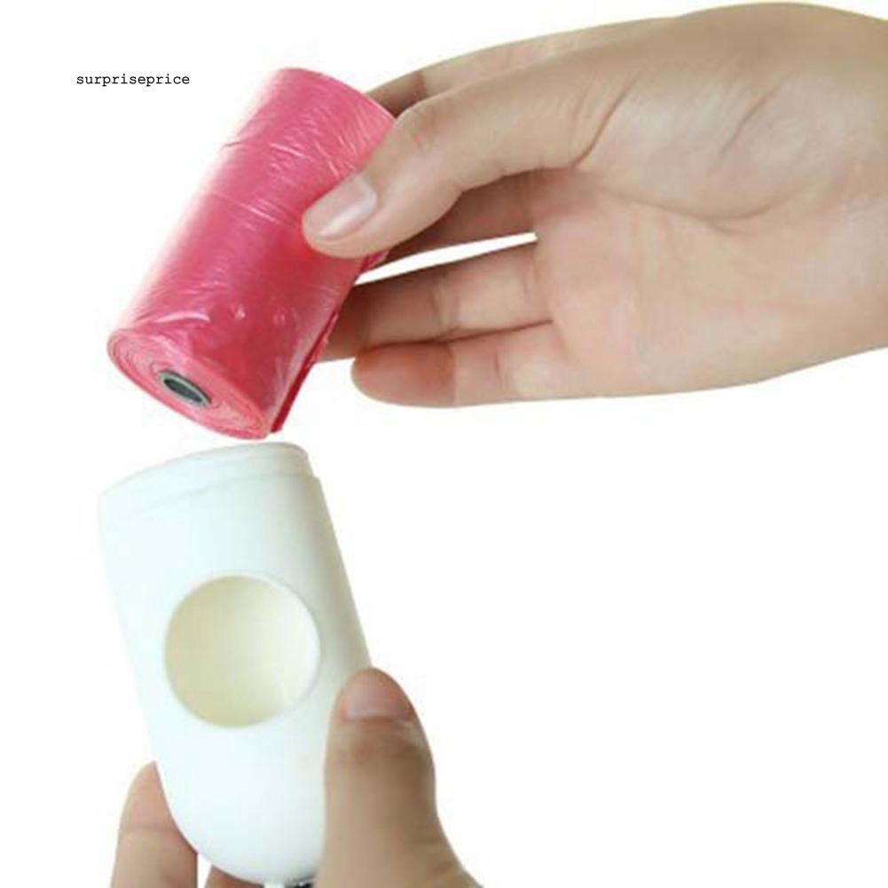 Hộp mini đựng túi rác vệ sinh cho thú cưng kèm phụ kiện