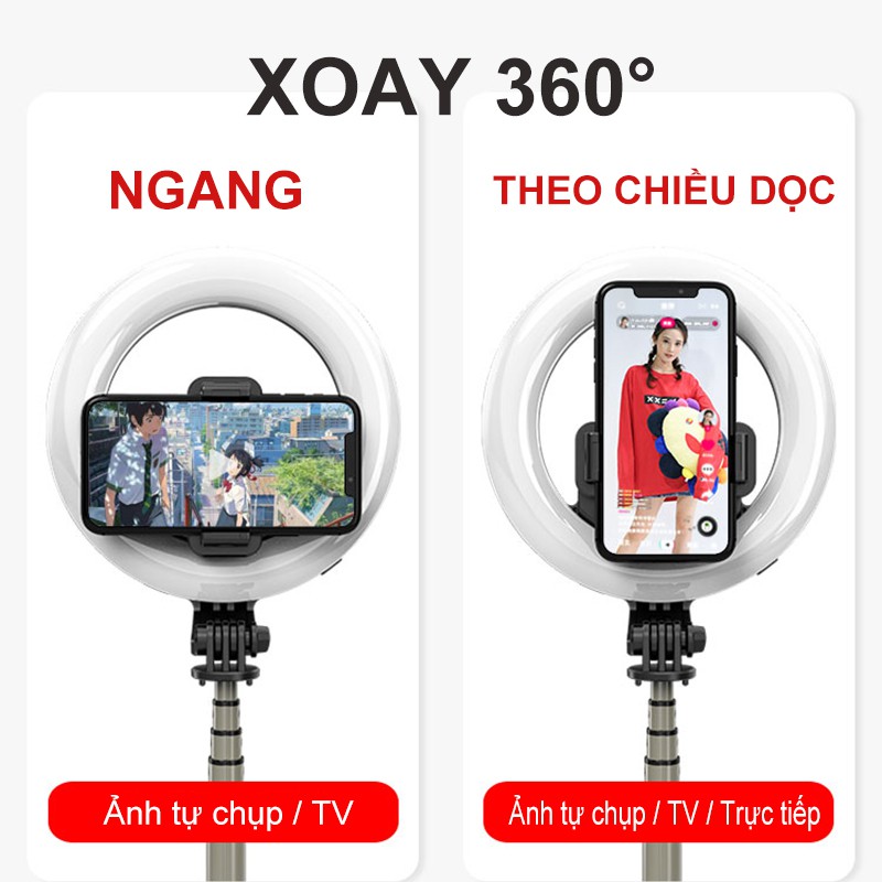 【BH 1 ĐỔI 1】Mini Đèn Livestream - Có đèn Led sáng chụp ảnh đẹp hơn - Chụp ảnh Makeup - NBL07