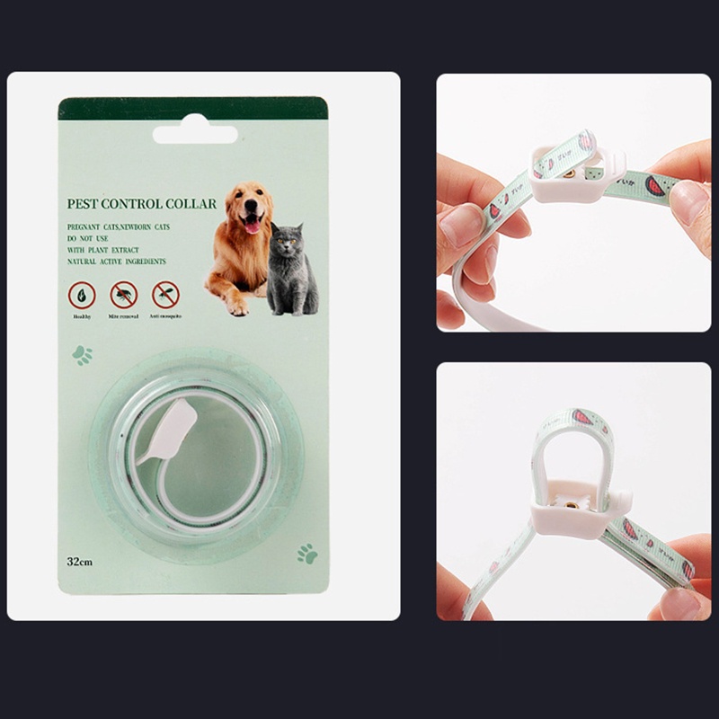 Vòng Cổ Bằng PVC Màu Trắng Thoải Mái Có Thể Điều Chỉnh Dành Cho Chó Mèo