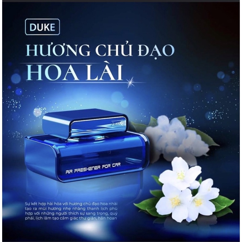 Nước hoa duke để táp lô ô tô cao cấp