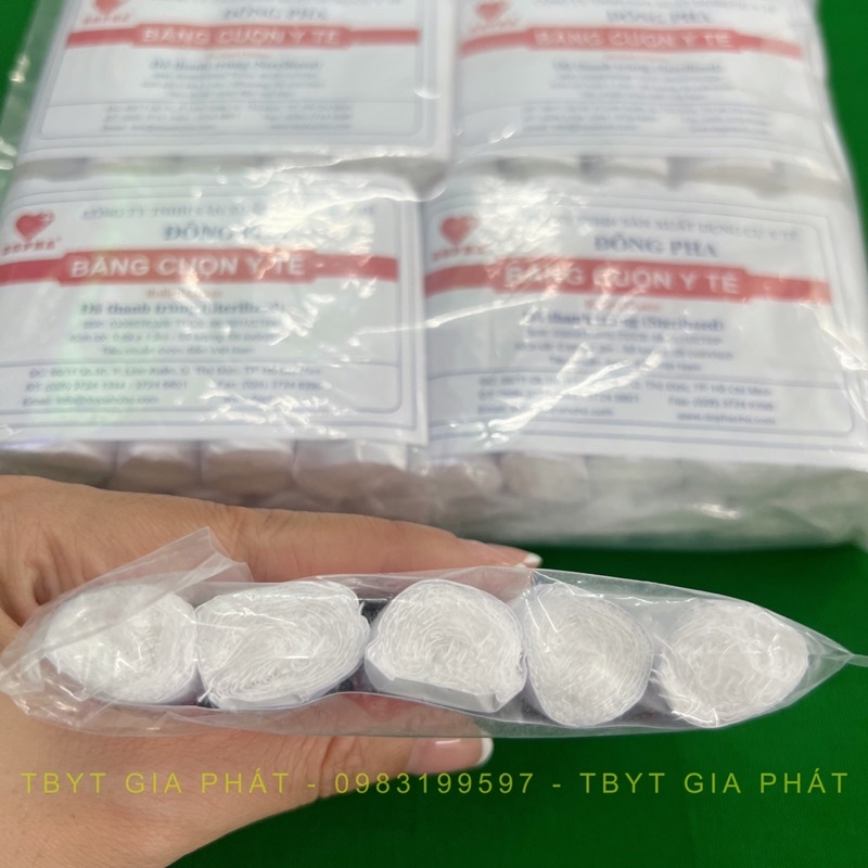 GẠC CUỘN ĐÔNG PHA 0.69x1.3M ROLLED GAUZE THANH TRÙNG