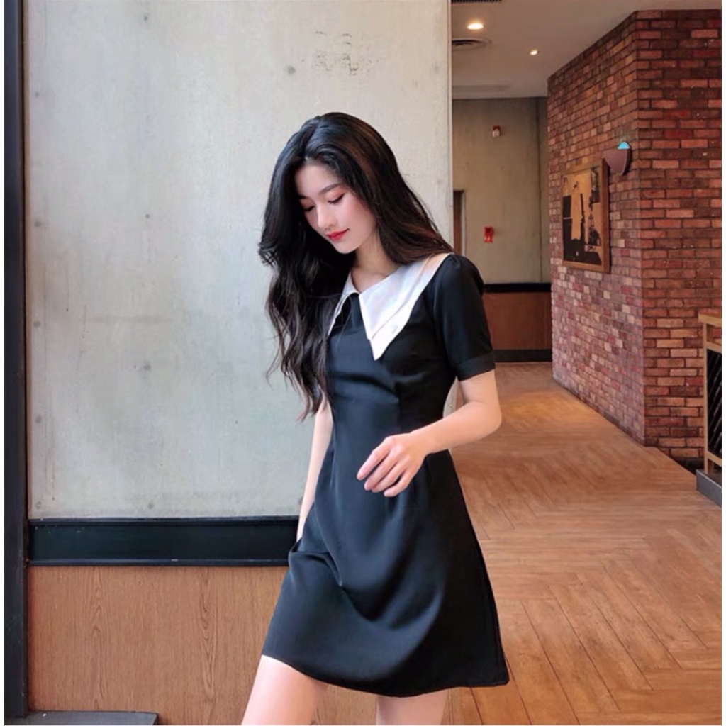 Đầm BIGSIZE đến 90kg cổ ren trắng phù hợp đi chơi đi làm