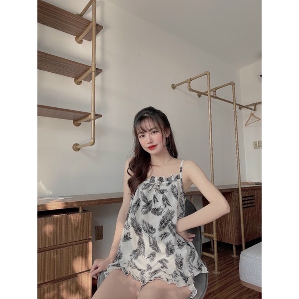 ĐỒ BỘ 2 DÂY LỤA CUTE LẮM LUÔN