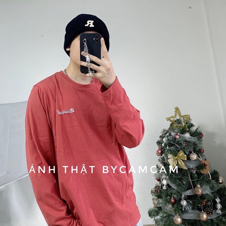 Áo Thun Hình thêu, Chữ Thêu, Áo Thun Rộng Dày Dặn Basic Dễ Mặc Camstore