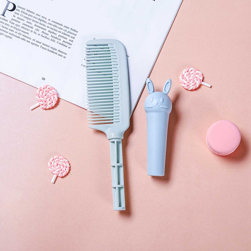 Lược Chải Tóc Bằng Nhựa Hình Thỏ Hoạt Hình Dễ Thương