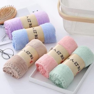 Khăn mặt lông cừu xuất hàn loại xịn siêu mềm mịn, siêu thấm nước