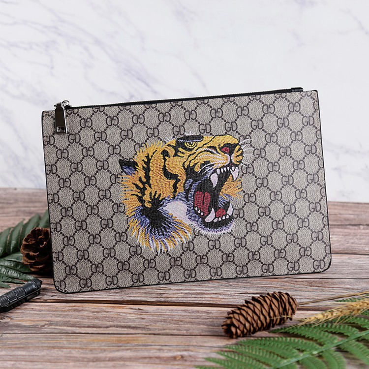 Clutch ví da nam cầm tay khóa đen CLUTCH042,bóp nam thời trang | BigBuy360 - bigbuy360.vn