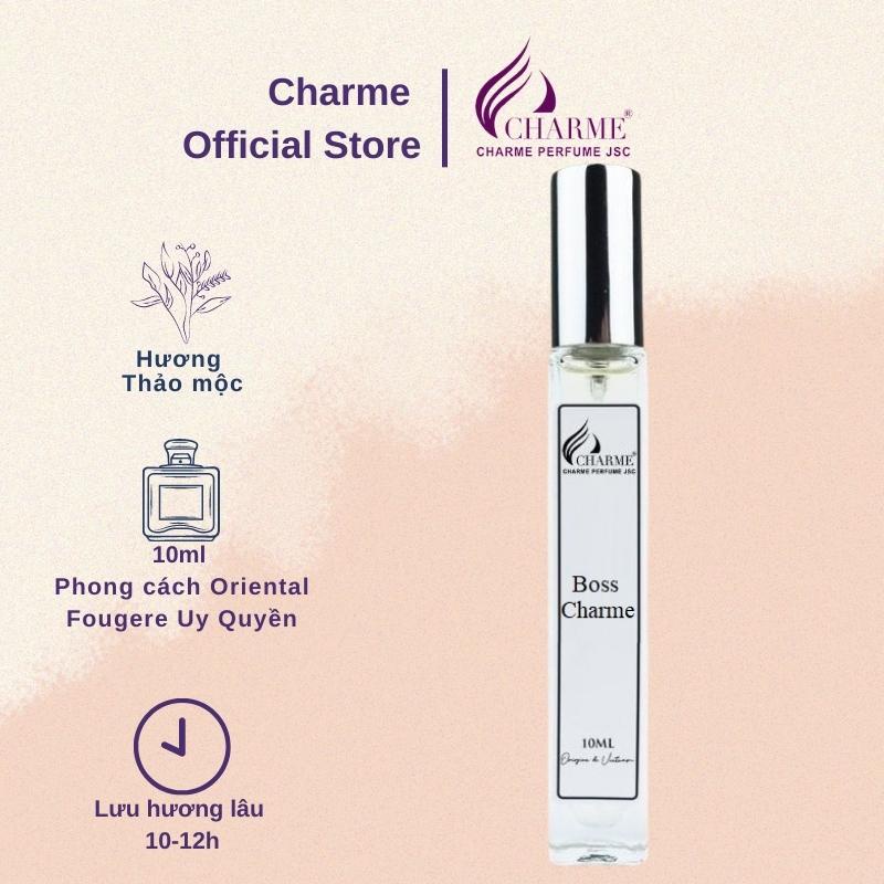 Nước hoa nam Charme Boss Charme 10ml Nam Tính Lôi Cuốn Tự Tin