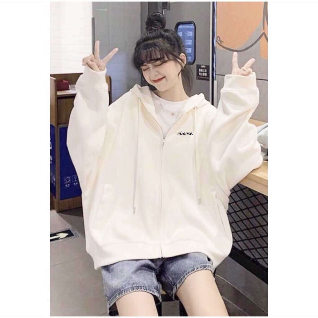 Áo KHOÁC Hoodie CHOOSE Ulzzang Unisex ( 4 MÀU) FAMMILYSHOP