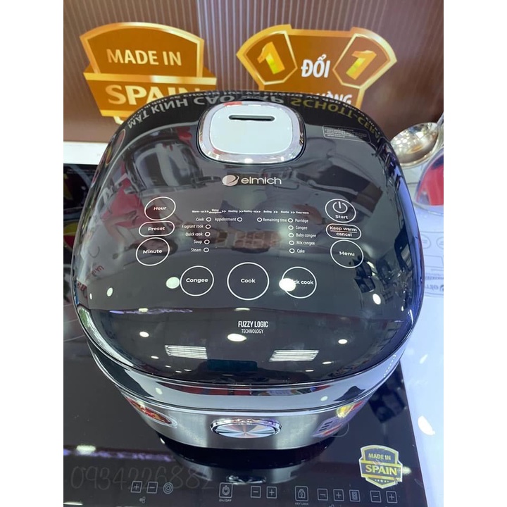Nồi cơm điện tử Elmich 1,2L RCE-1789, 1790- 1.8L