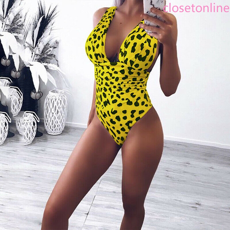 Áo một mảnh đi bơi họa tiết da báo thời trang gợi cảm | BigBuy360 - bigbuy360.vn