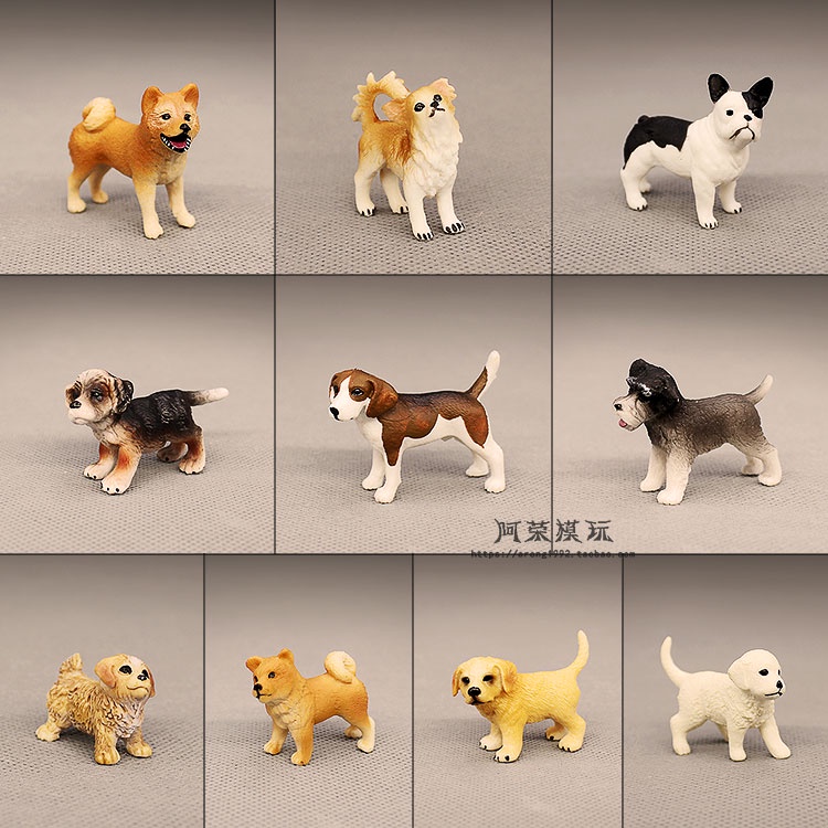 ★Áo Thun In Hình Thời Trang Năng Động Cho Nam★Mô Hình Chú Chó Shiba Inu Chihuahua Mini Dùng Trang Trí Tiểu Cảnh