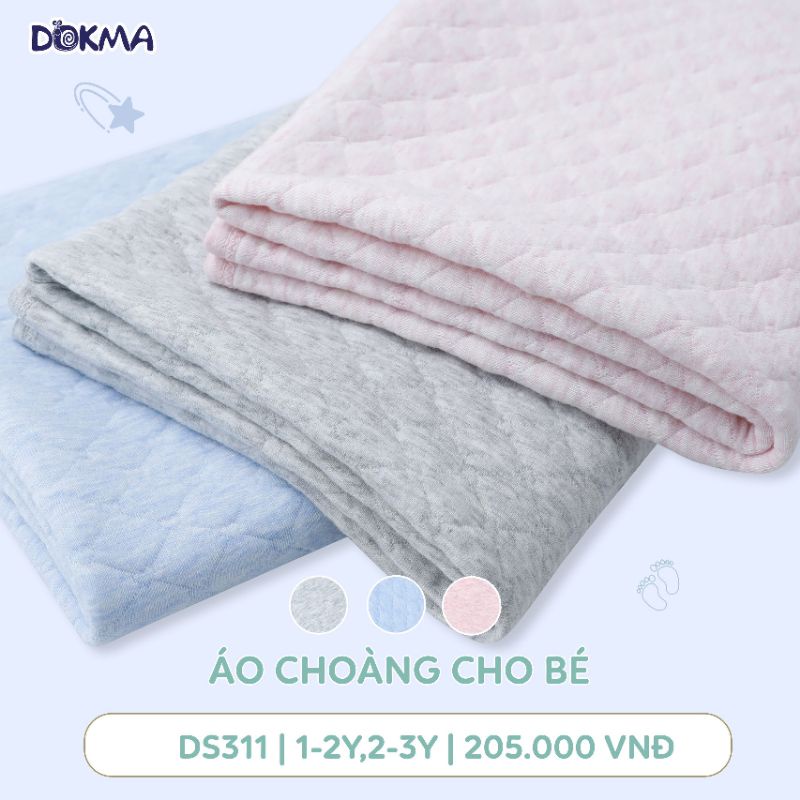 Dokma - Áo Choàng trần bông cho bé từ sơ sinh đển 2 tuổi