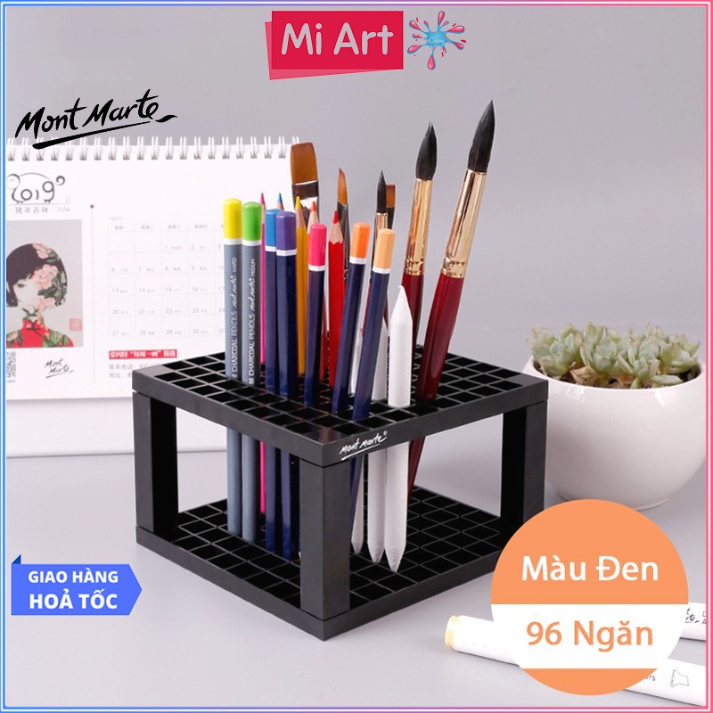 Kệ Đựng Bút Cọ Studio Tidy Mont Marte 96 Ngăn - MAXX0027 (Giá đỡ cắm bút cọ)