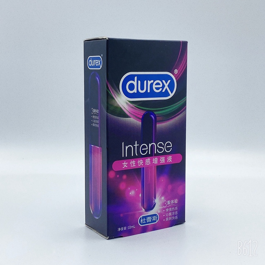 Gel bôi trơn Durex Intense Orgasmic 10ml, gel bôi trơn tình dục tăng khoái cảm cho nữ