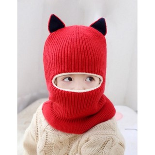 Mũ len Ninja tai thỏ cho bé