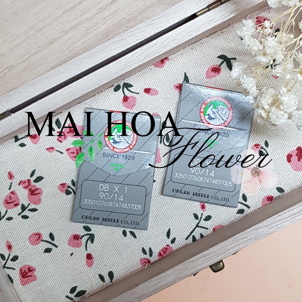 Kim máy may công nghiệp loại kim DB Nhật Organ chất lượng cao, hàng chuẩn xịn loại 1, maihoaflower