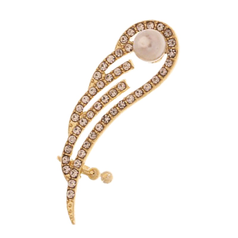 Bông Tai Cánh Thiên Thần Đính Đá Zircon Thời Trang Dành Cho Nữ