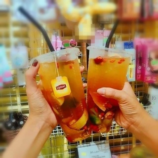 Trà Lipton cam thảo xí muội thơm ngon giải nhiệt