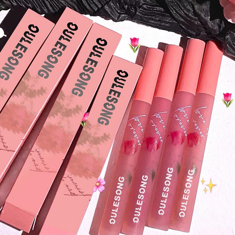 Oulesong® Son Môi Dưỡng Ẩm Chống Thấm Nước Không Phai Màu