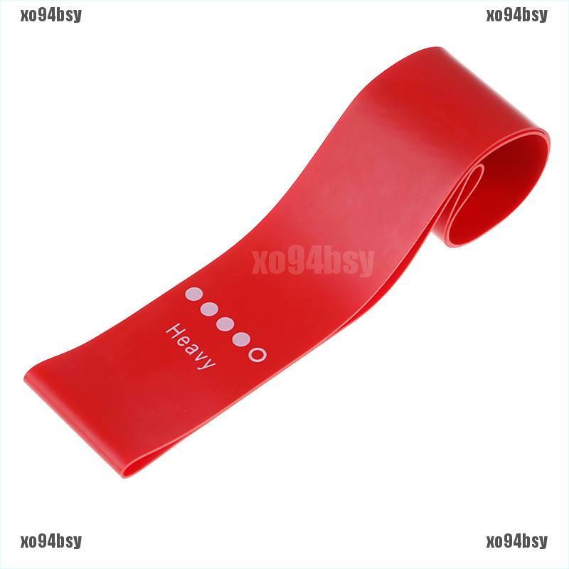 [xo94bsy]Elastic Resistance Loop Bands Gym Yoga Exercise Fitness Workout Stretch