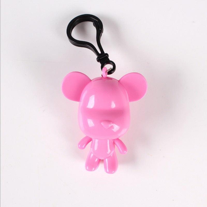 Phụ kiện gấu đính đá phôi móc khóa gấu bearbrick