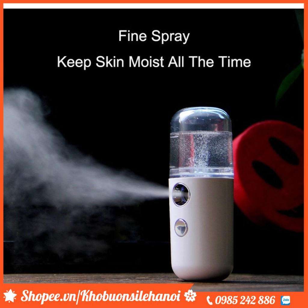 Máy Phun Sương Xông Mặt Mini Nano Tích Điện Cầm Tay