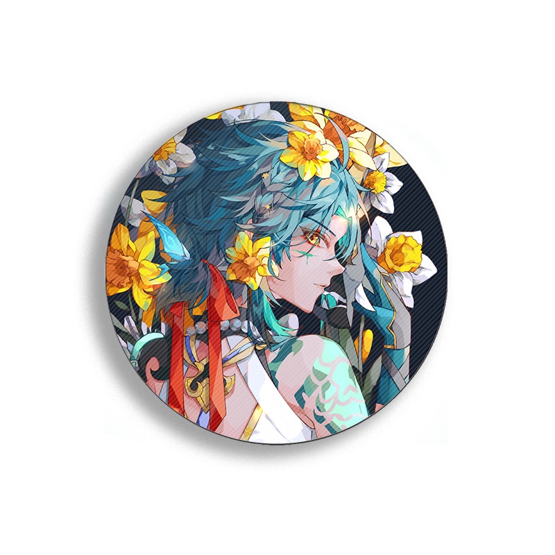 Huy hiệu IN HÌNH Genshin Impact game chibi xinh xắn