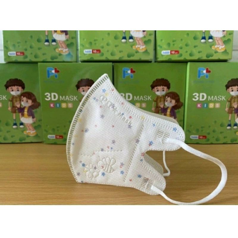 khẩu trang 3d cho bé có hình hộp 10 cái cho bé 4 đến 8 tuổi
