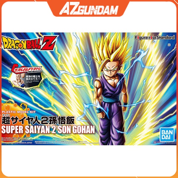 Mô Hình Super Saiyan 2 Son GoHan Figure-rise Stand Dragon ball Tỉ Lệ 1/12