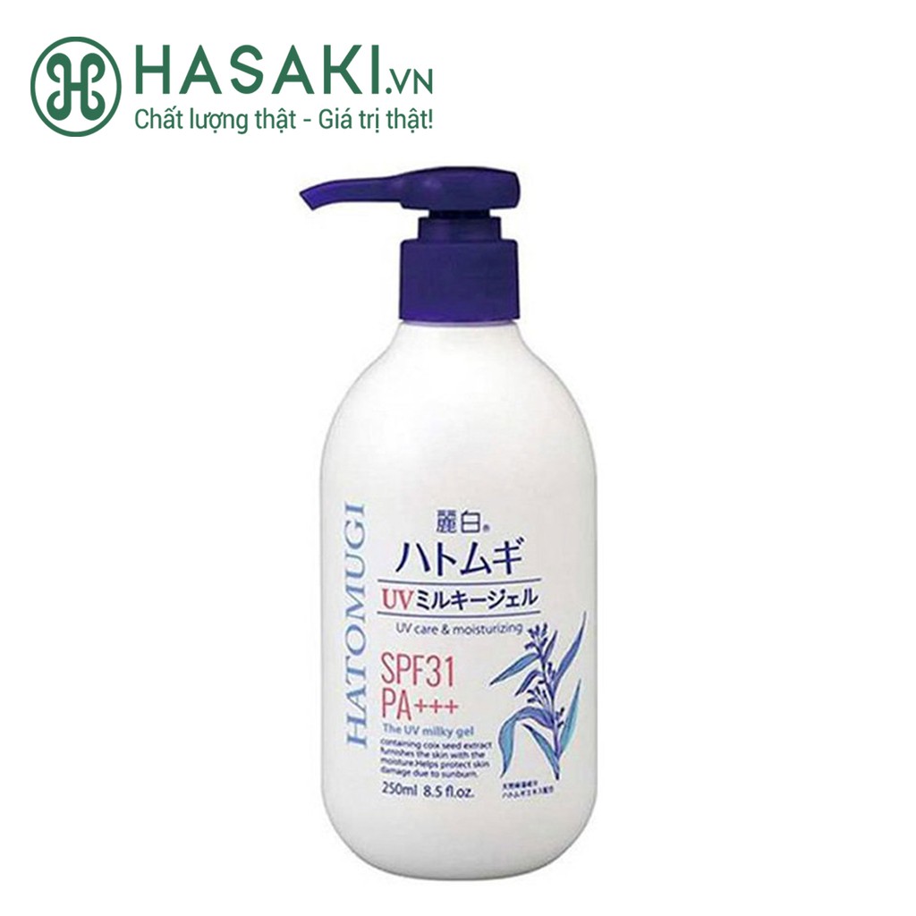 Sữa Dưỡng Thể Chống Nắng HATOMUGI UV Care & Moisturizing SPF31 PA+++