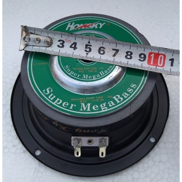 COMBO 2 CHIẾC LOA TRUNG 12 HỒNG KỲ VÀNG - TỪ ĐƠN 100MM - GÂN CAO SU