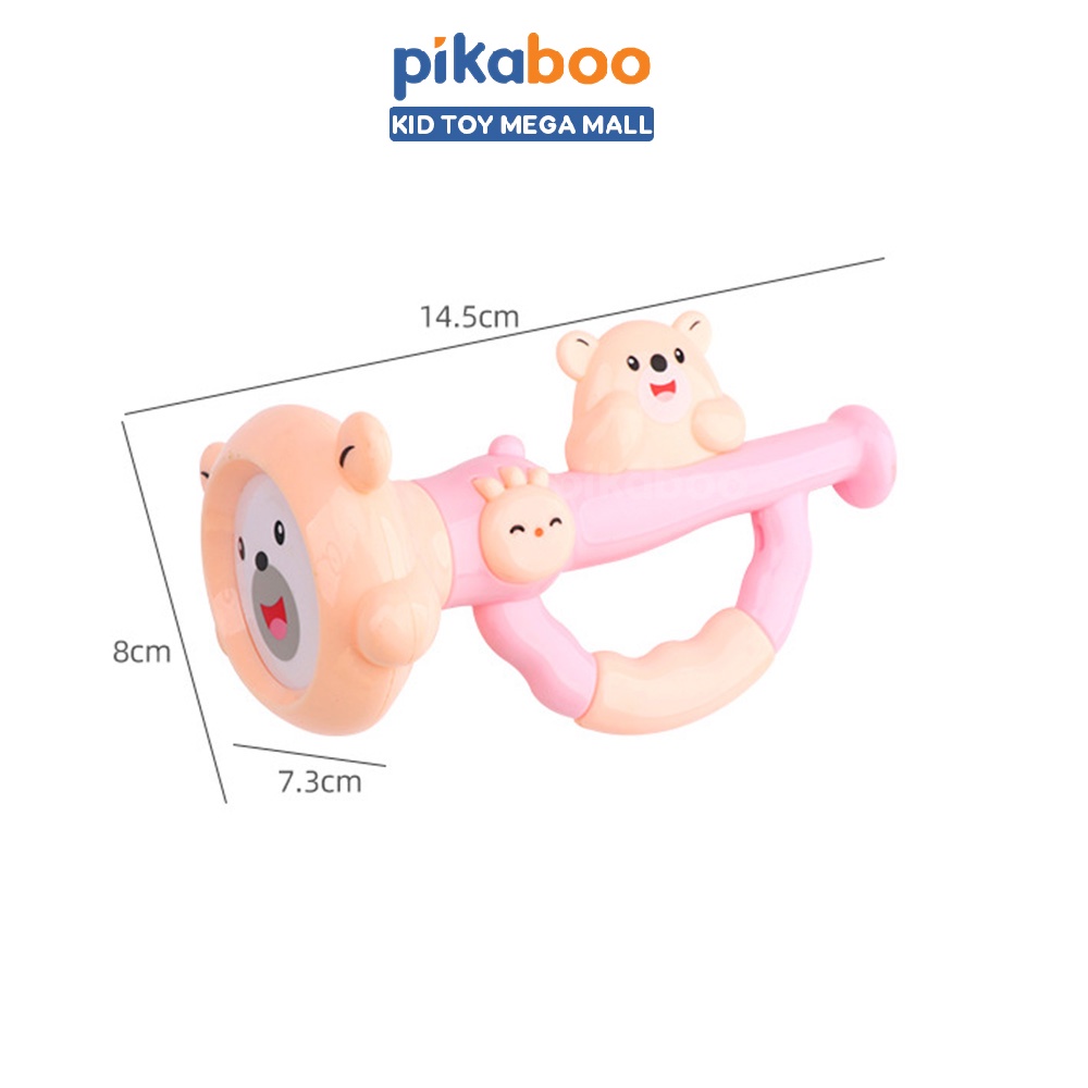 Đồ chơi kèn thổi Pikaboo cho bé chất liệu nhựa ABS an toàn cho bé từ 1 tuổi