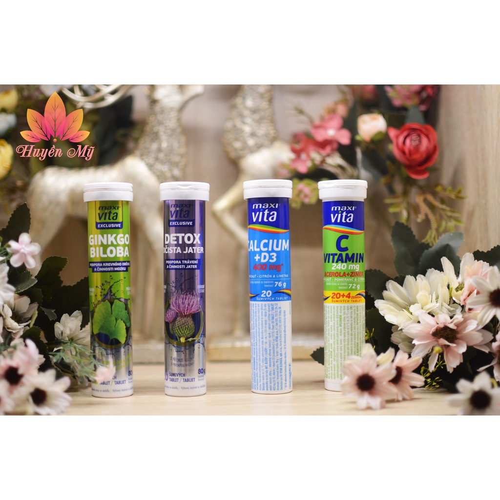 Viên Sủi Canxi, Vitamin C Maxi Vita