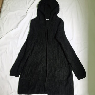 Áo khoác len có mũ uniqlo