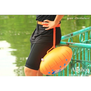 phao bơi biển oval đeo thắt lưng 2 túi khí cho dân bơi chuyên nghiệp